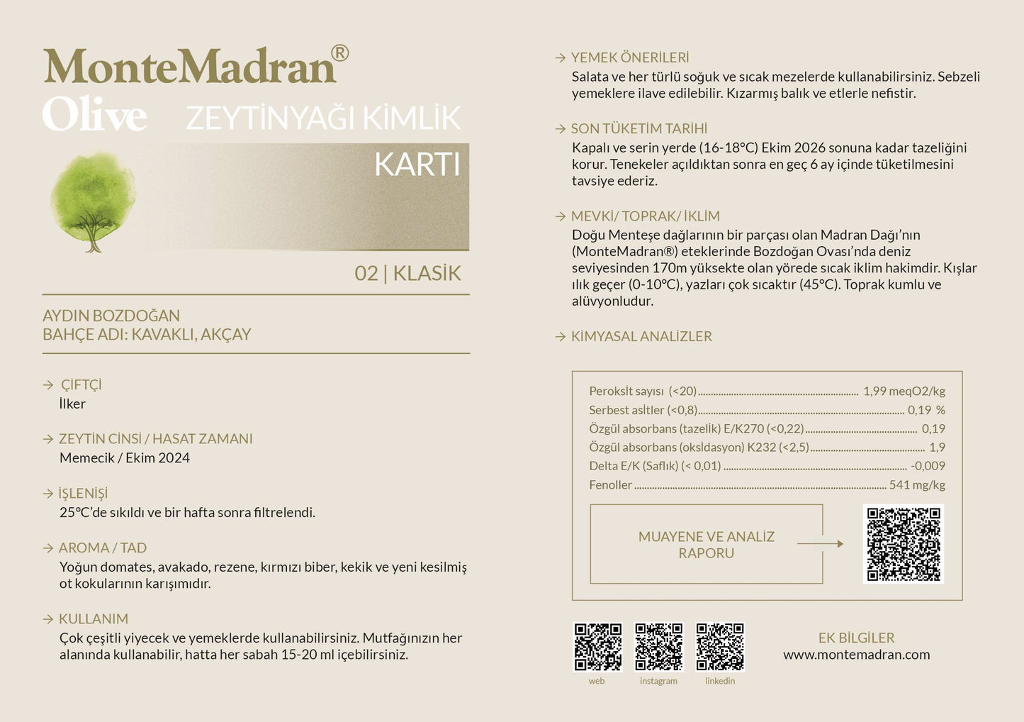 2024 yeni ürün! CLASSIC - ERKEN HASAT yakıcı ve hafif acı 0,19 ASİT 541 FENOL - 500ml